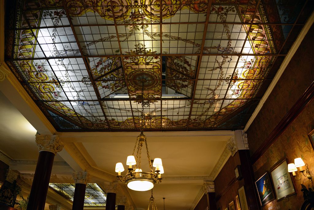 05 Decorative Ceiling At Cafe Tortoni On Avenida de Mayo Avenue Buenos Aires